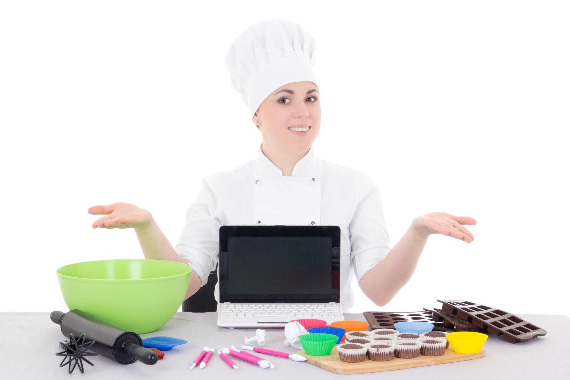 Chef teaching a home cook in a minimal kitchen